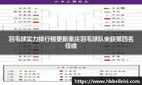 羽毛球实力排行榜更新重庆羽毛球队荣获第四名佳绩